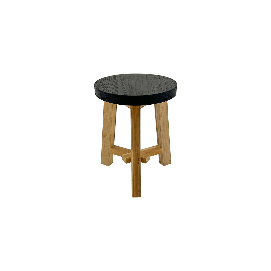 Ophelia Stool BLACK TOP – CLASSIC TEAK