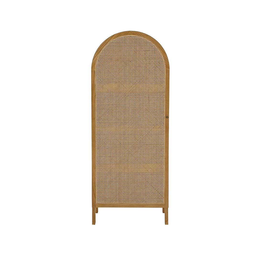 Batu Wardrobe – 1 Door w/ Rattan