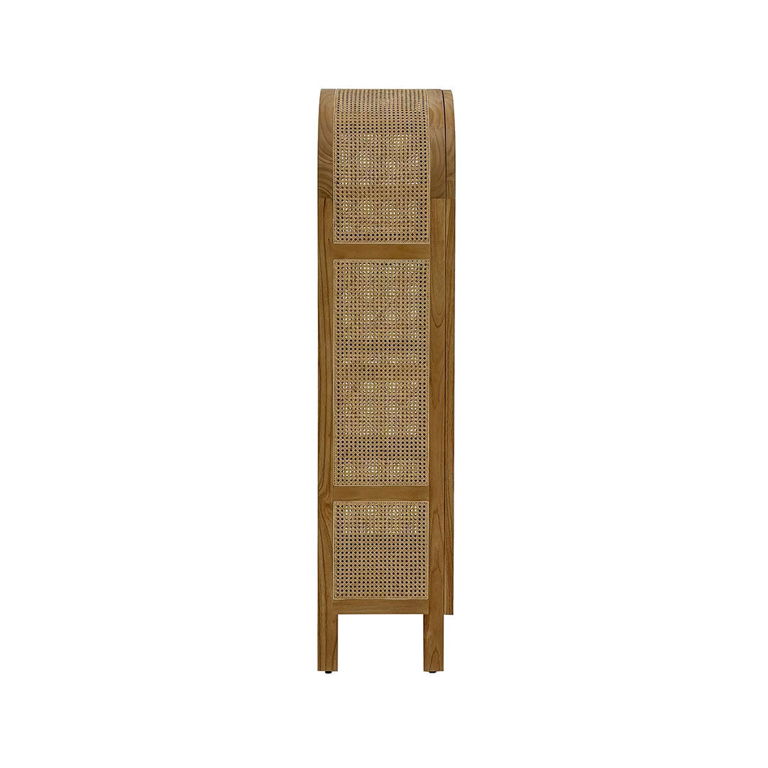 Batu Wardrobe – 1 Door w/ Rattan