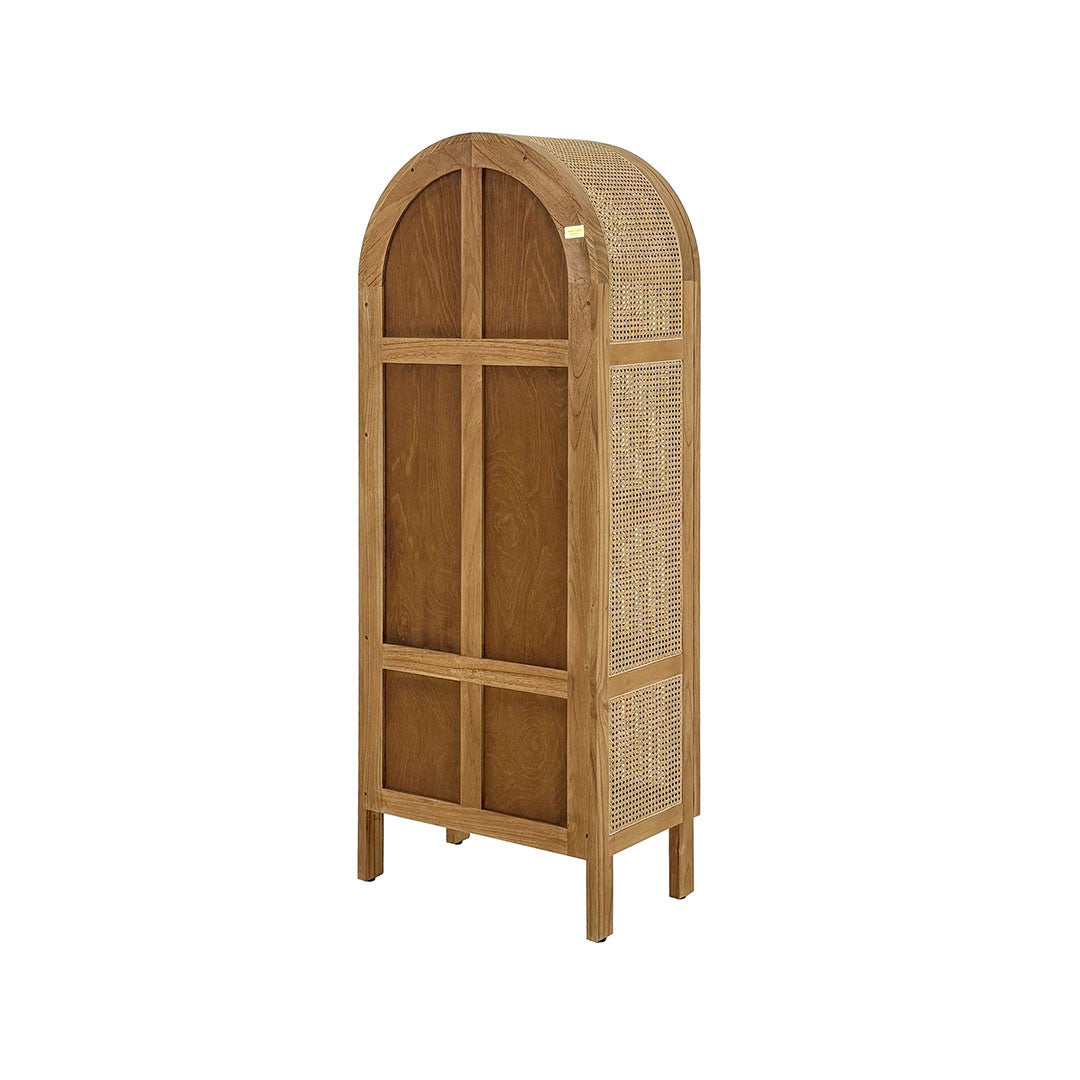 Batu Wardrobe – 1 Door w/ Rattan