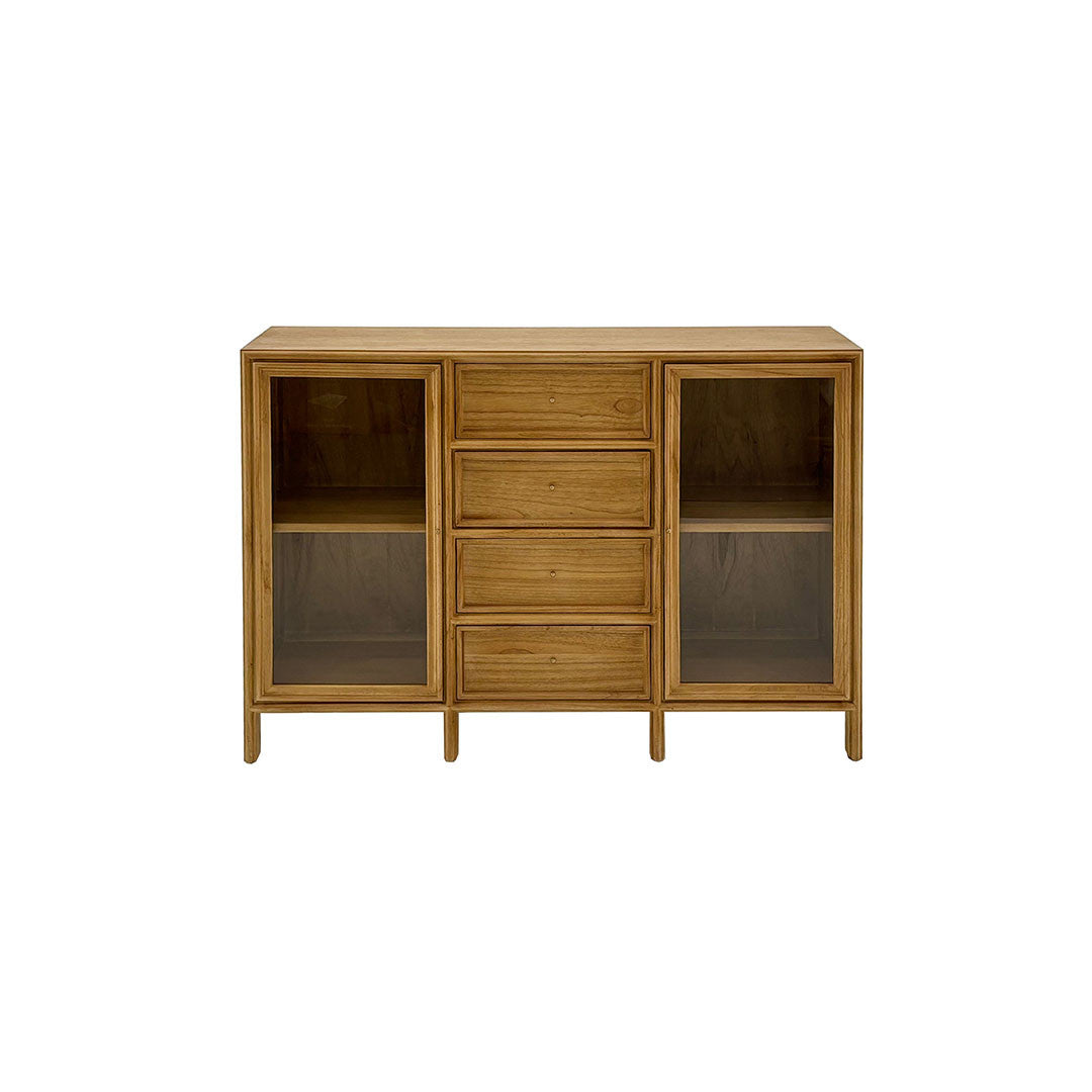 Wooden Cabinet – w/ Glass
