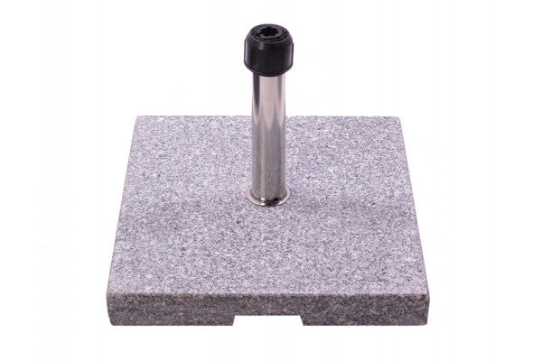 Parasol Base GRANITE GREY – 45 kg 50x50 cm w/ Wheels