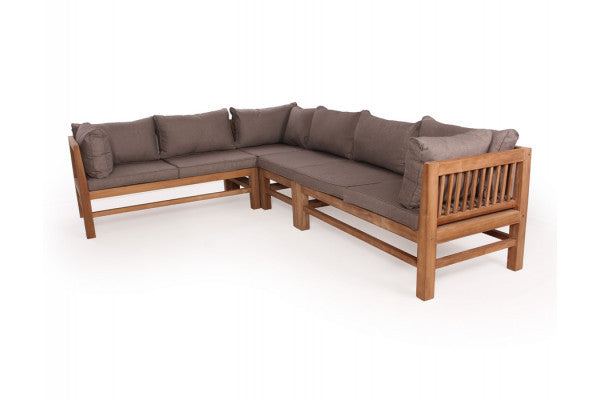 Colorado Dining Set SAND – incl. cushions