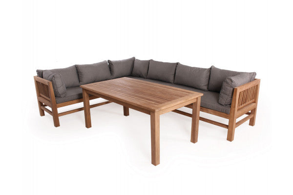 Colorado Dining Set SAND – incl. cushions