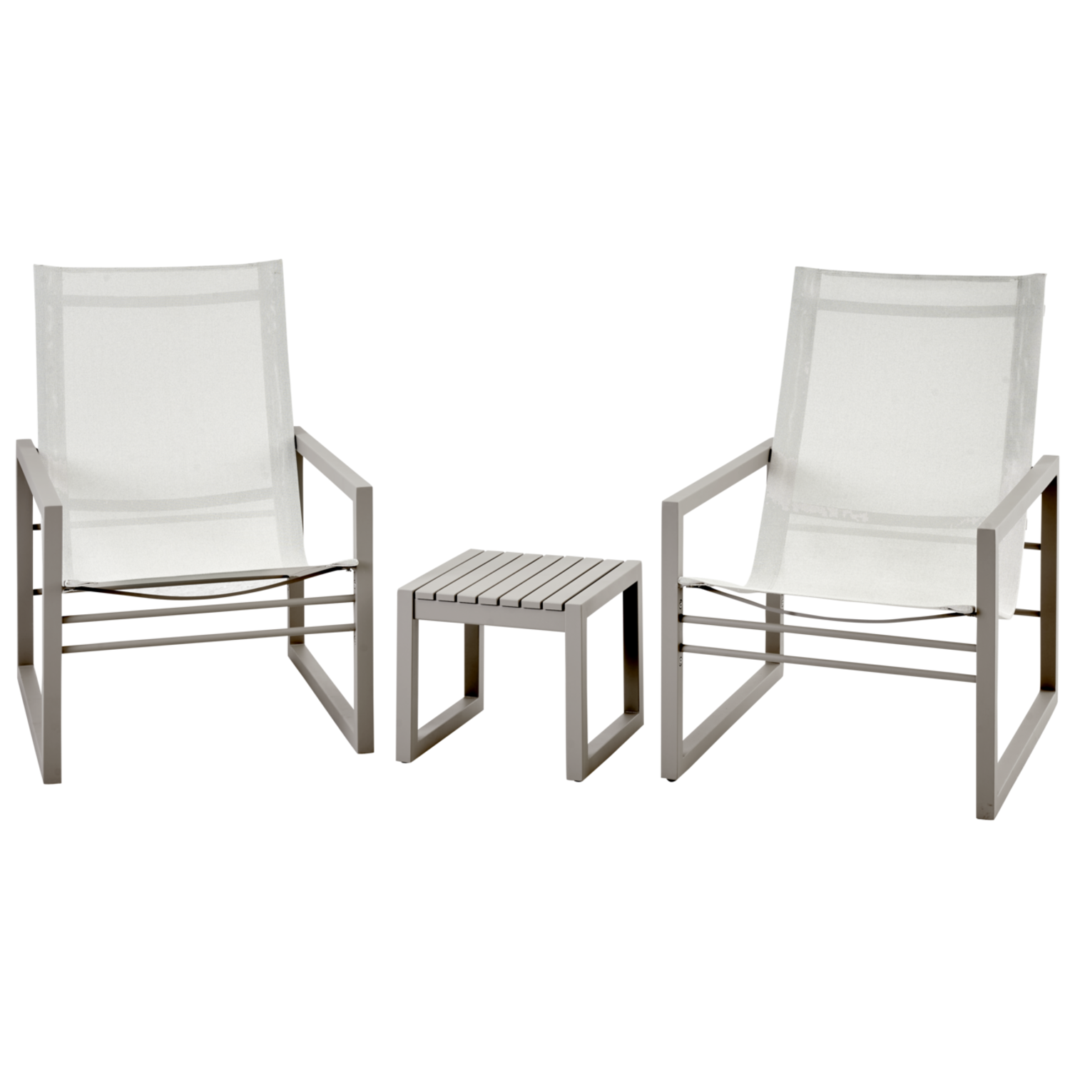Vevi Side Table BEIGE – 40x40x35 cm