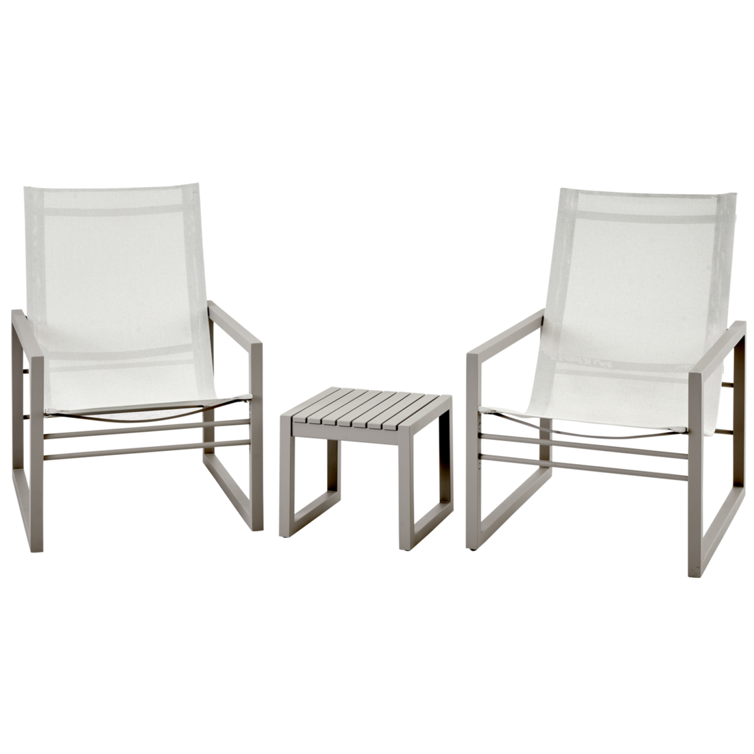 Vevi Side Table BEIGE – 40x40x35 cm