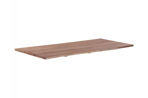 Mona Outdoor Table Top – 240x100 cm Core Teak, 3 Planks Natural Live Edges