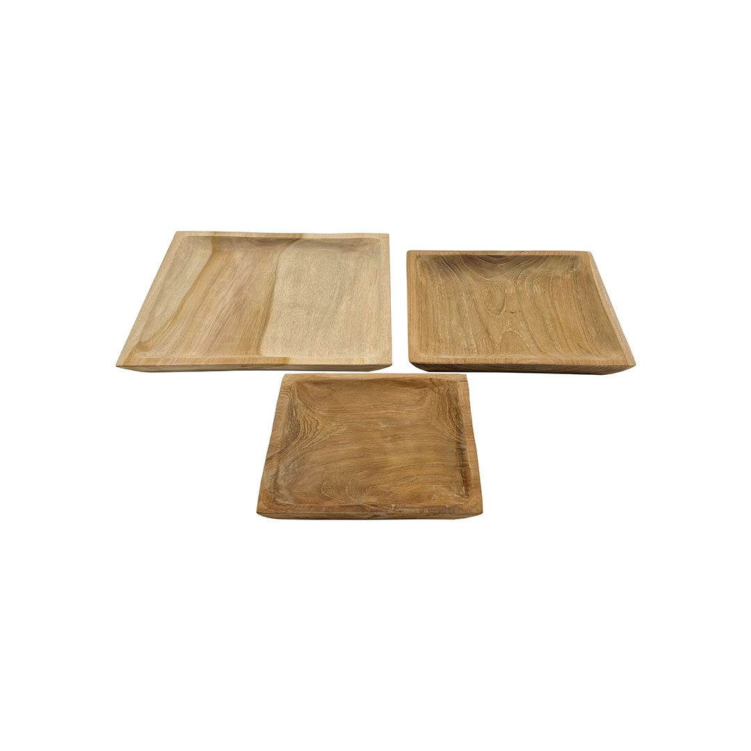 Square Plates – Set of 3 Pieces