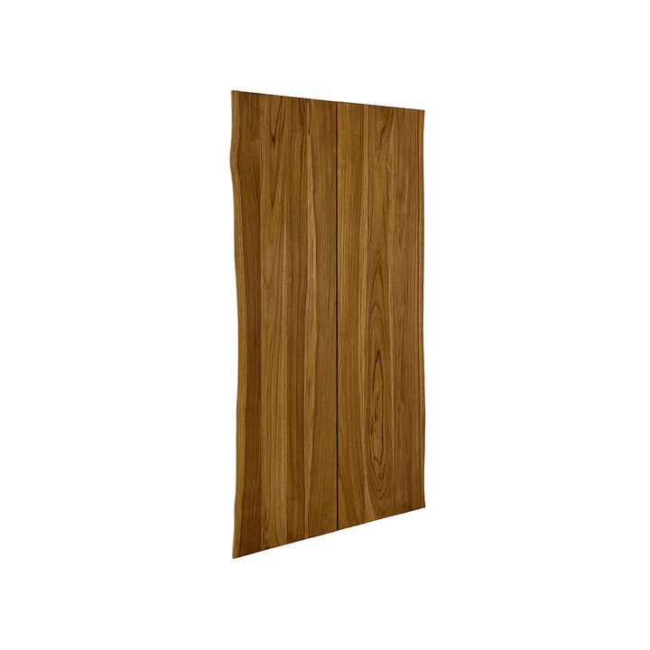 Dining Table Top – 160x80 cm Natural Edges Massive Wood (2 Planks, Live Edges)