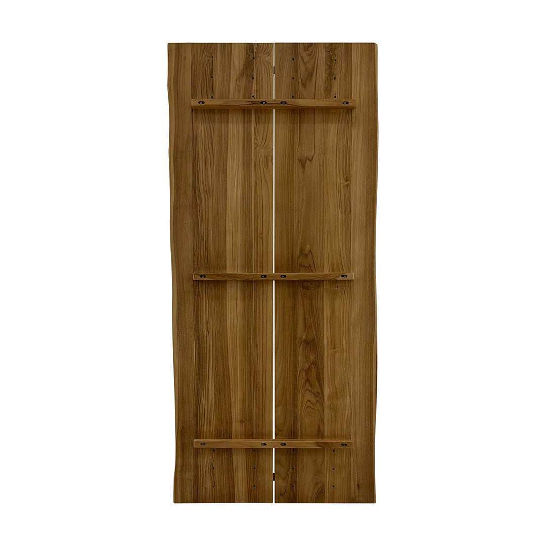 Dining Table Top – 200x90 cm Natural Edges Massive Wood (2 Planks, Live Edges)