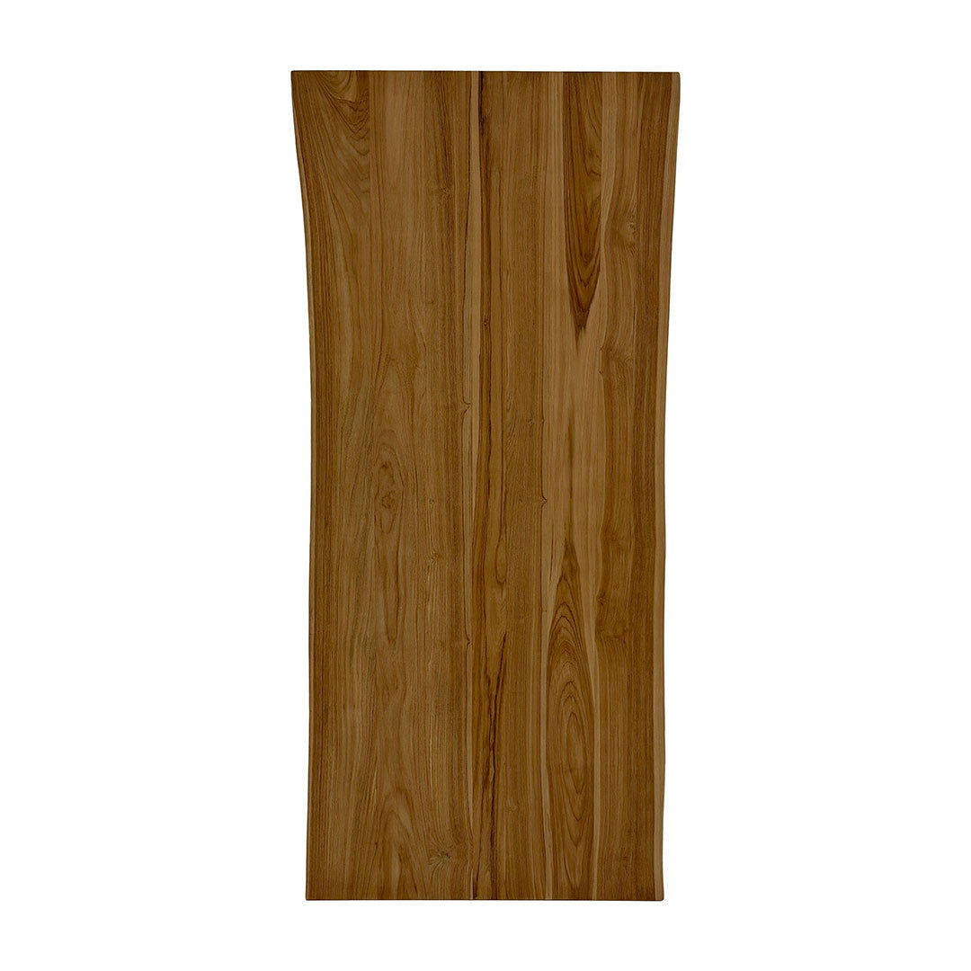 Dining Table Top – 200x90 cm Natural Edges Massive Wood (Glued in the Middle, Live Edges Without Gap)