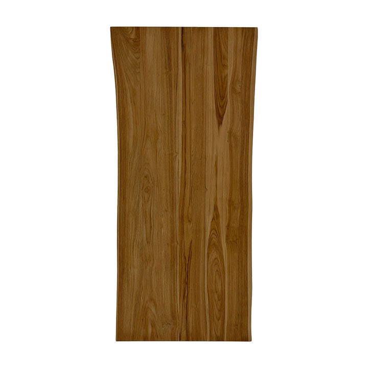 Dining Table Top – 200x90 cm Natural Edges Massive Wood (Glued in the Middle, Live Edges Without Gap)