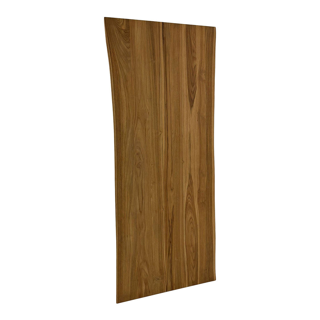 Dining Table Top – 200x90 cm Natural Edges Massive Wood (Glued in the Middle, Live Edges Without Gap)
