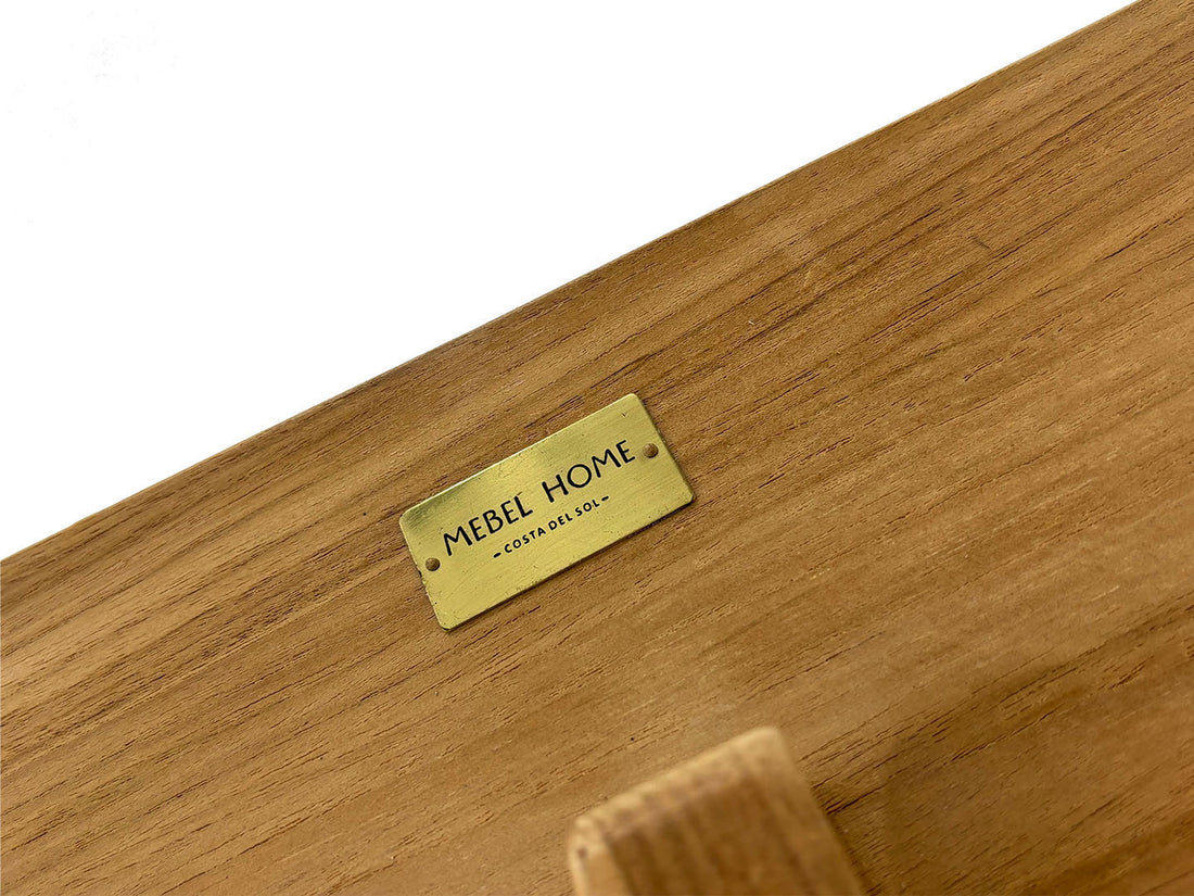 Dining Table Top – 200x90 cm Straight Edges Massive Wood (2 Planks with Gap in the Middle)