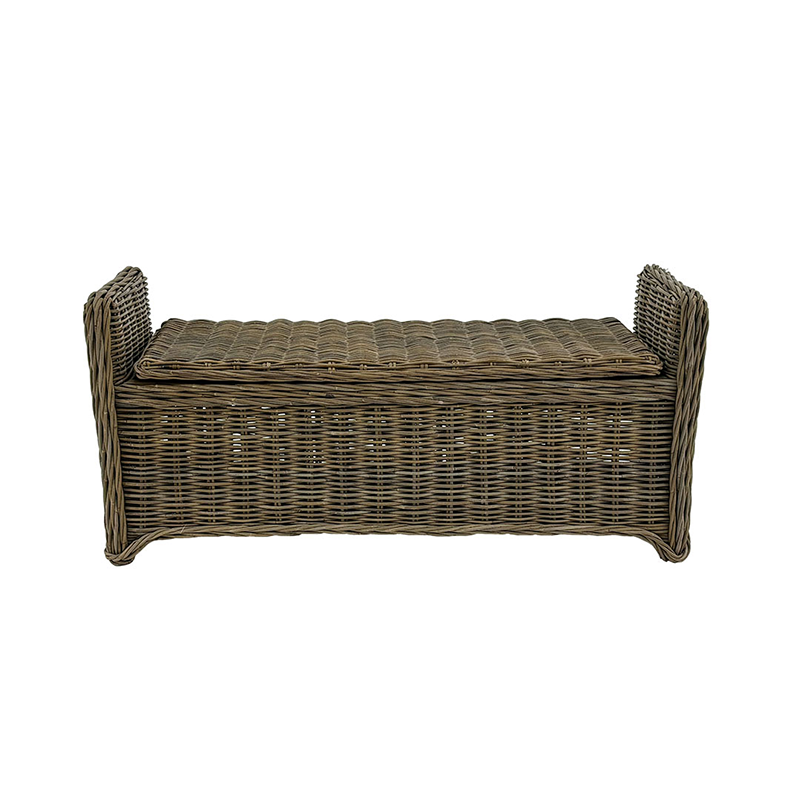 Arnold Rattan Storage Bench – Double