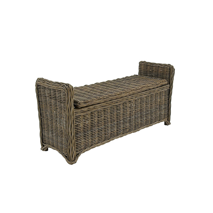 Arnold Rattan Storage Bench – Double