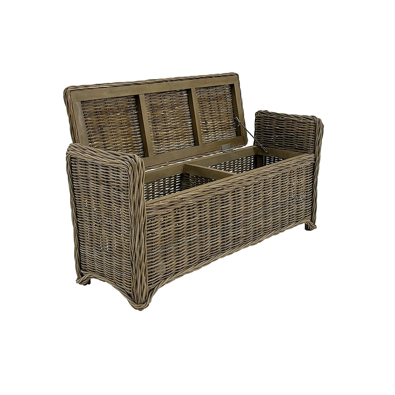 Arnold Rattan Storage Bench – Double
