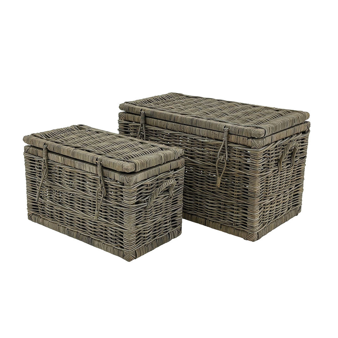 Mira Rattan Baskets – Set of 2