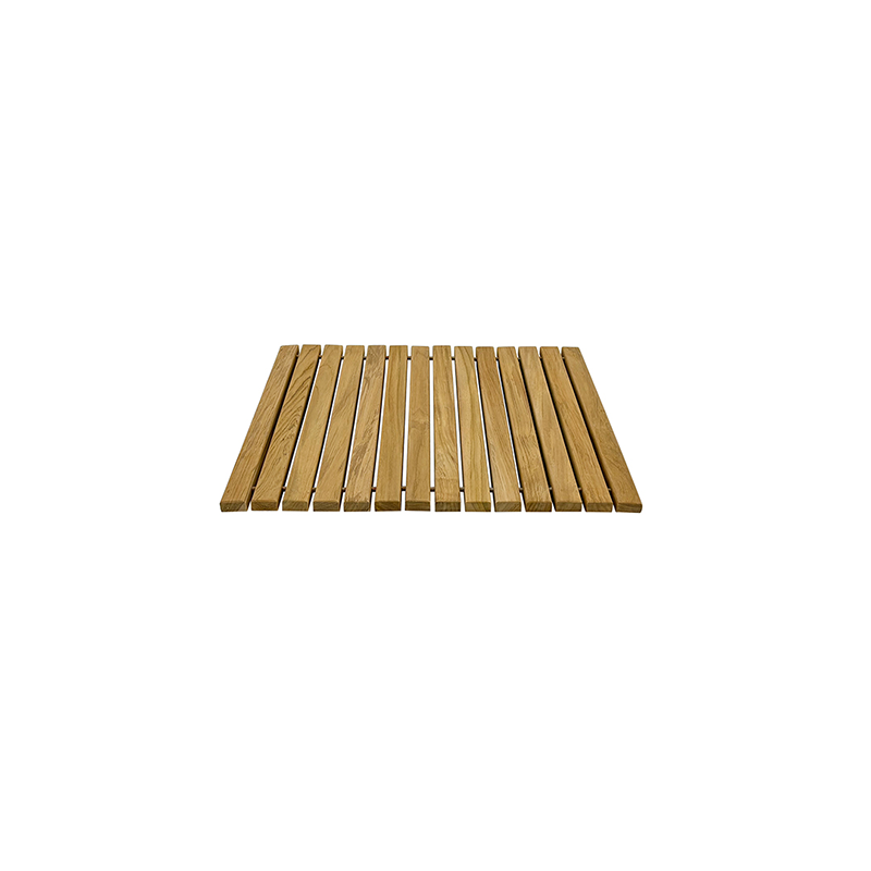 Rollable Shower Mat CORE TEAK – 50x50 cm