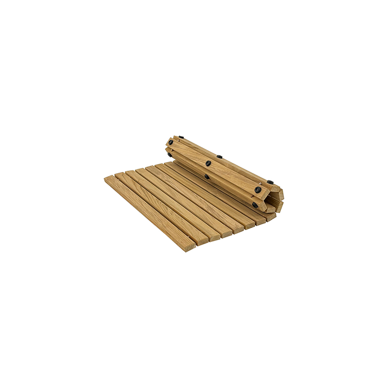 Rollable Shower Mat CORE TEAK – 50x50 cm