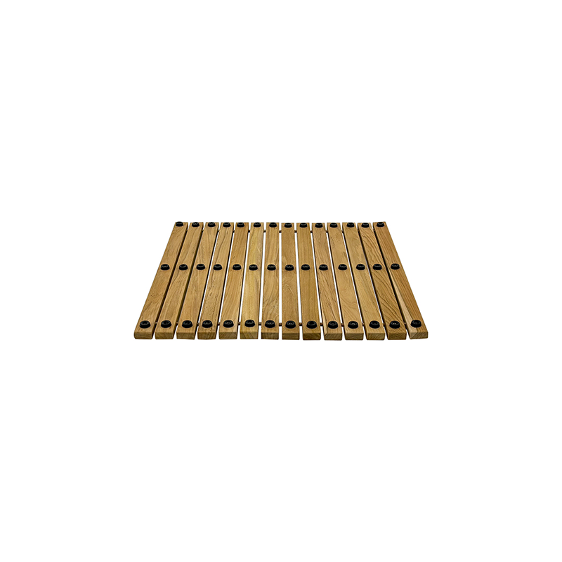 Rollable Shower Mat CORE TEAK – 50x50 cm