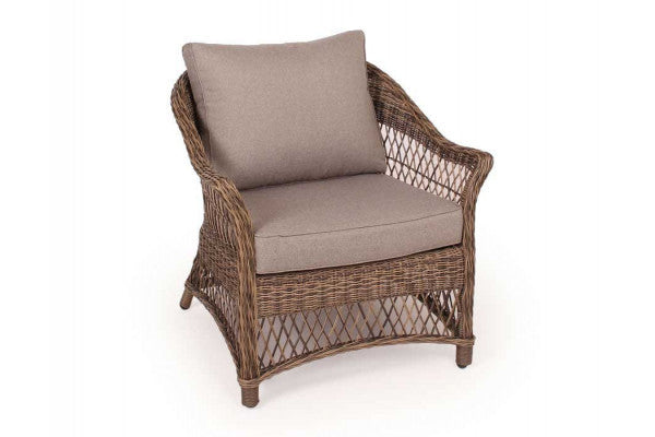 Valencia Lounge Sofa Set DUSTY BROWN – incl. Water-Resistant Cushions