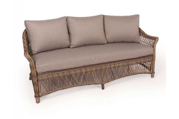 Valencia Lounge Sofa Set DUSTY BROWN – incl. Water-Resistant Cushions