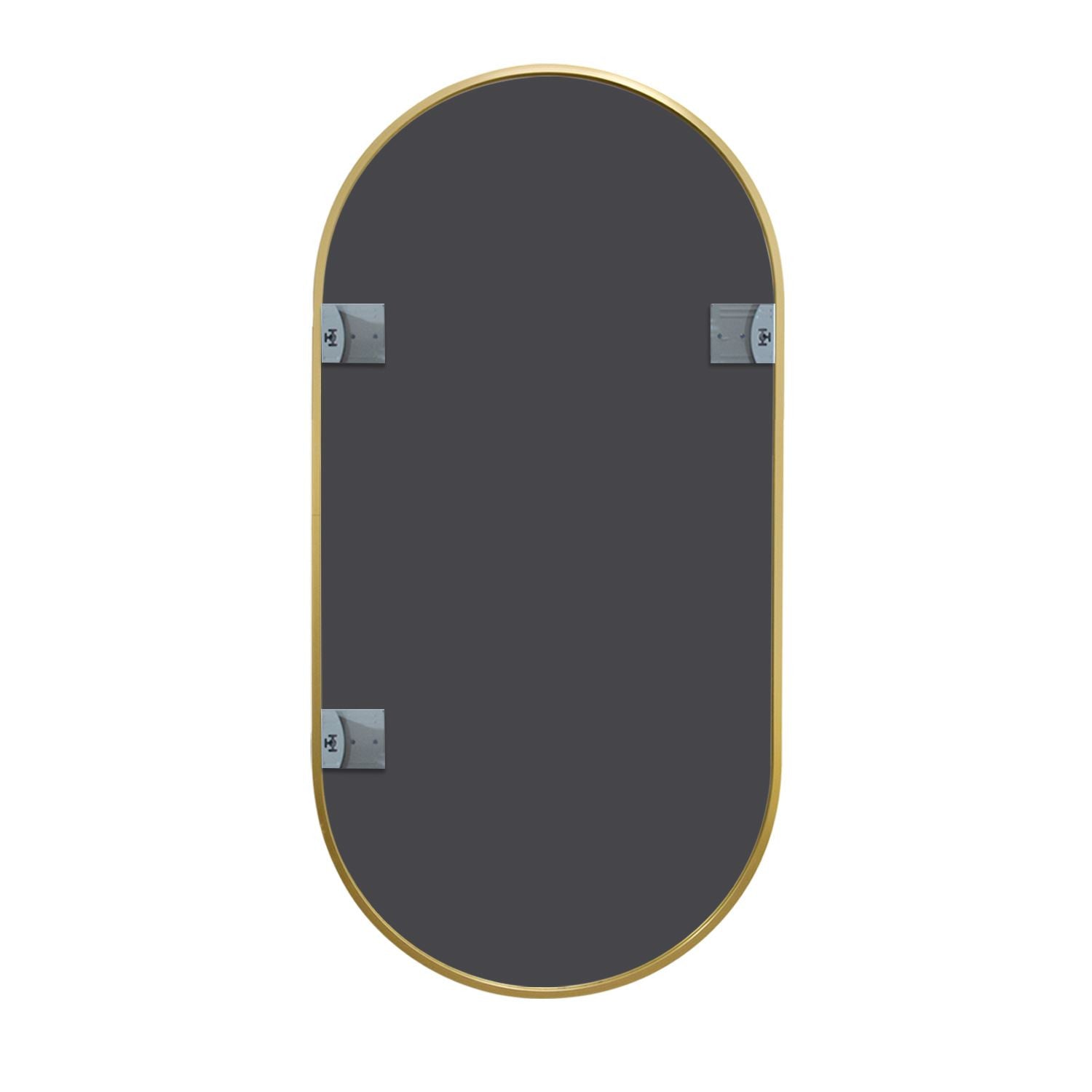 Titan Mirror OVAL GOLD – 100x200 cm