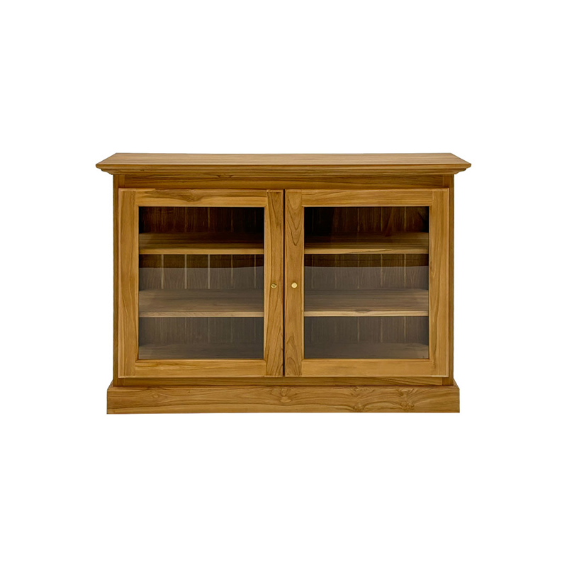 Oliver Display Cabinet – Low AMBER BROWN
