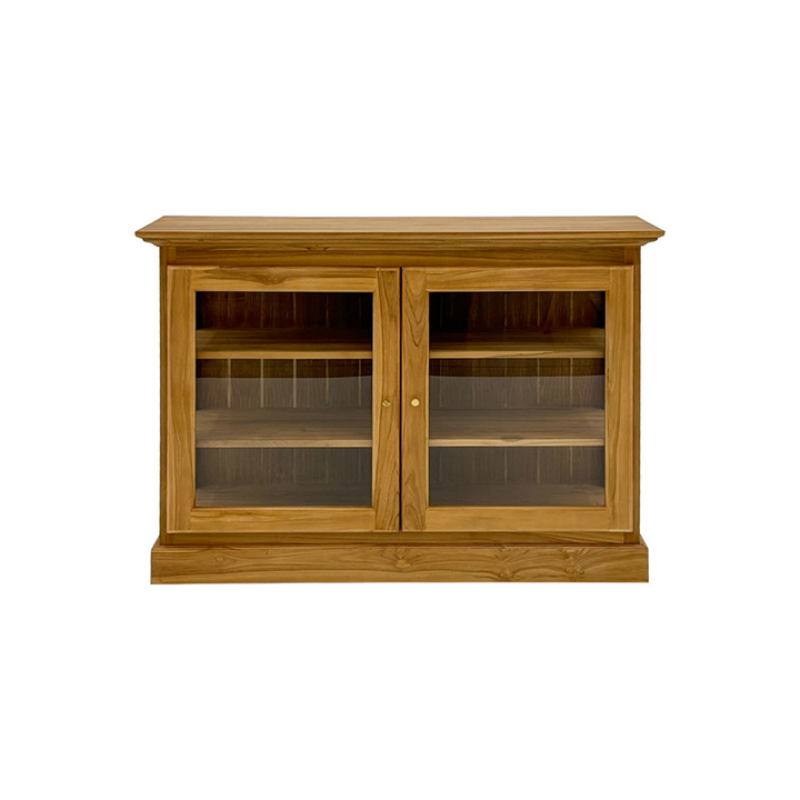 Oliver Display Cabinet – Low AMBER BROWN