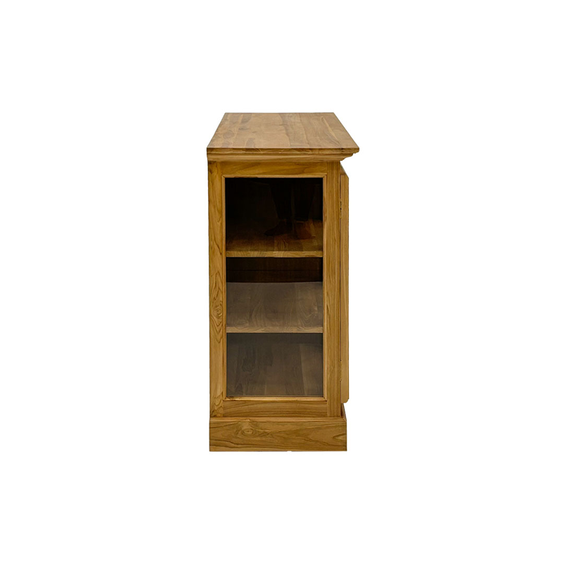 Oliver Display Cabinet – Low AMBER BROWN