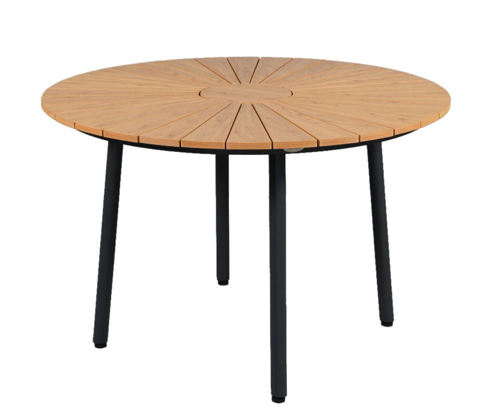 DaneLine Adam Garden Table WHITE NONWOOD – Ø110 cm