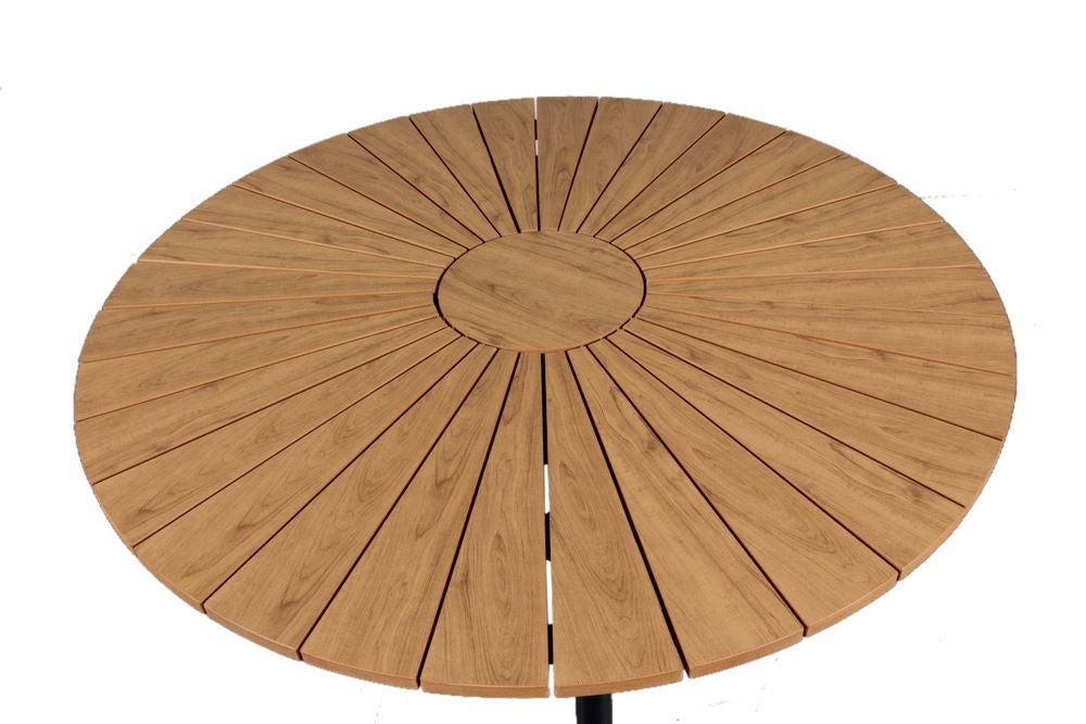 DaneLine Adam Garden Table GREY NONWOOD – Ø110 cm