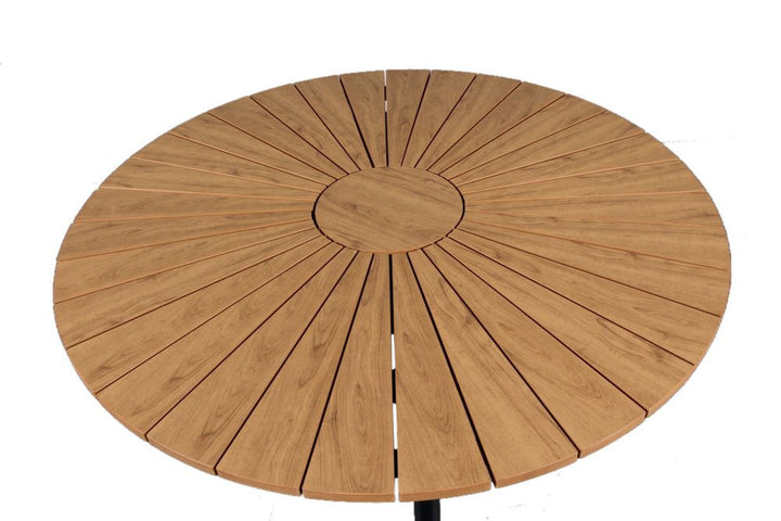 DaneLine Adam Garden Table GREY NONWOOD – Ø110 cm