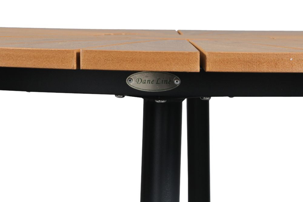 DaneLine Adam Garden Table GREY NONWOOD – Ø110 cm
