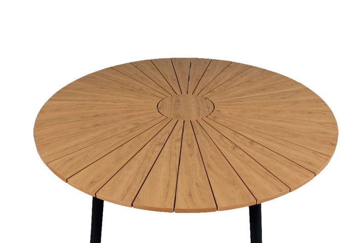 DaneLine Adam Garden Table GREY NONWOOD – Ø130 cm