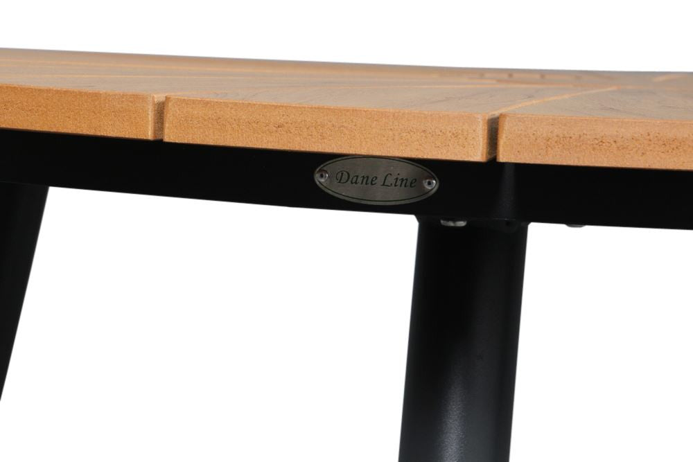 DaneLine Adam Garden Table GREY NONWOOD – Ø130 cm