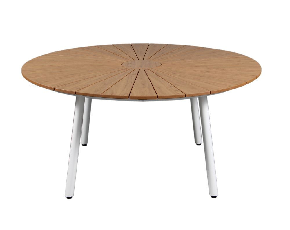 DaneLine Adam Garden Table WHITE NONWOOD – 150 cm