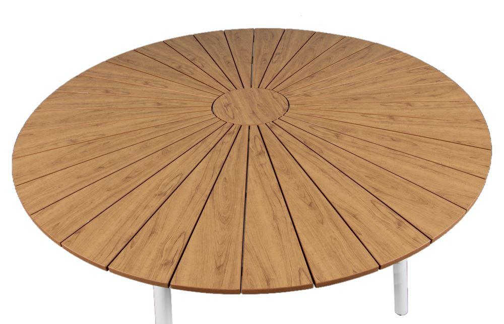 DaneLine Adam Garden Table WHITE NONWOOD – 150 cm