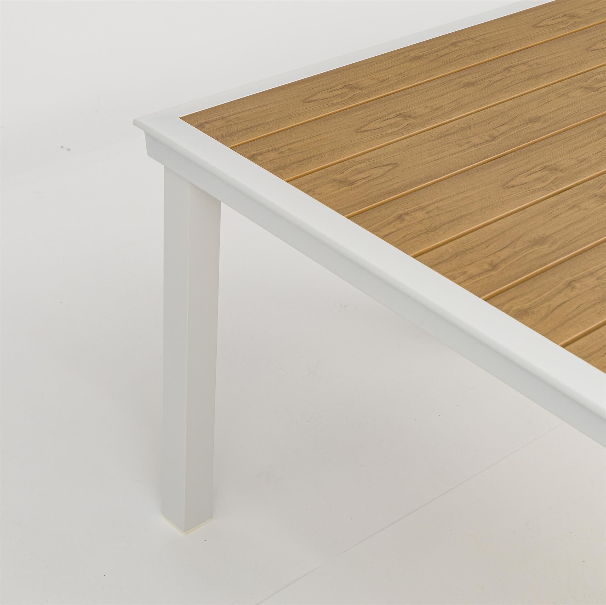 DaneLine Adam Garden Table WHITE NONWOOD – 102x216 cm