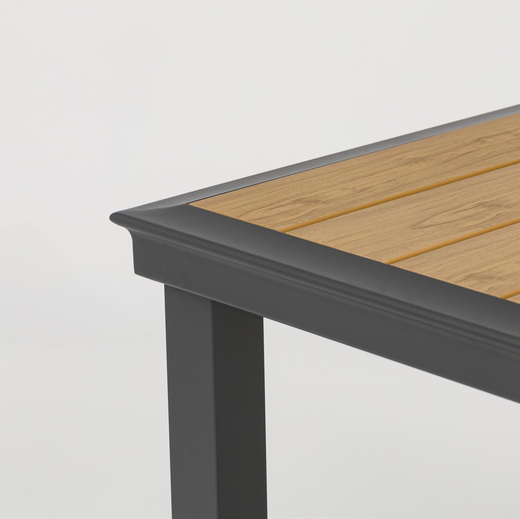 DaneLine Adam Garden Table GREY NONWOOD – 102x216 cm