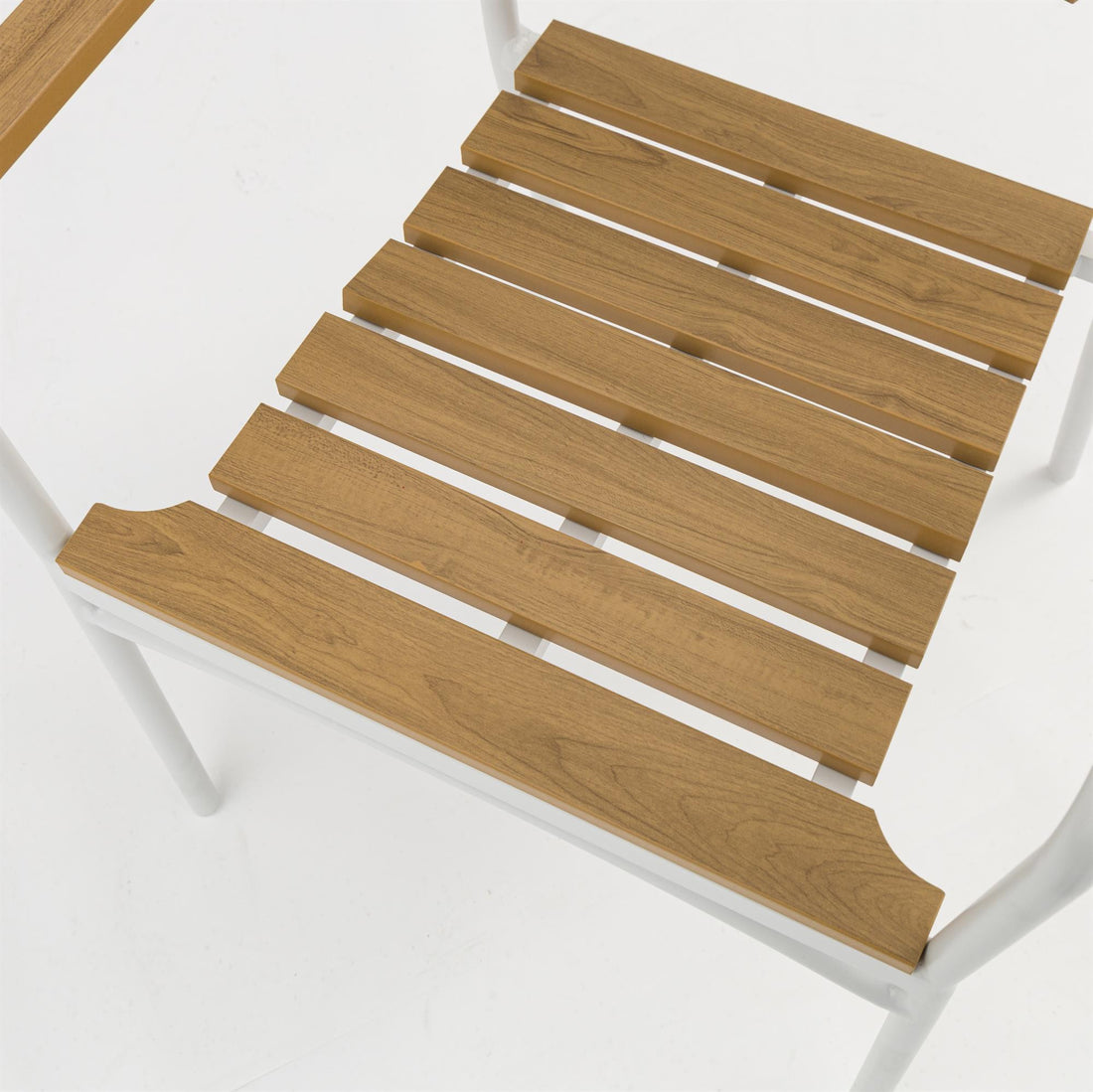 DaneLine Adam Stacking Chair WHITE NONWOOD