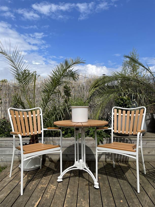 DaneLine Adam Café Table WHITE NONWOOD – 70 cm