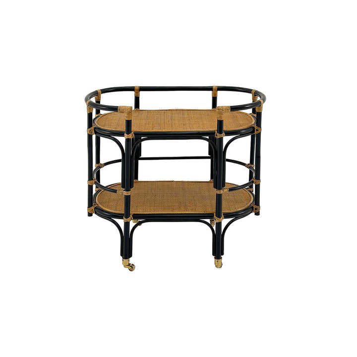 Daisy Oval Trolley - Black Colour