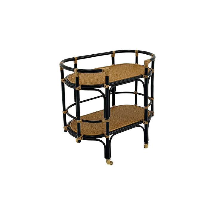 Daisy Oval Trolley - Black Colour