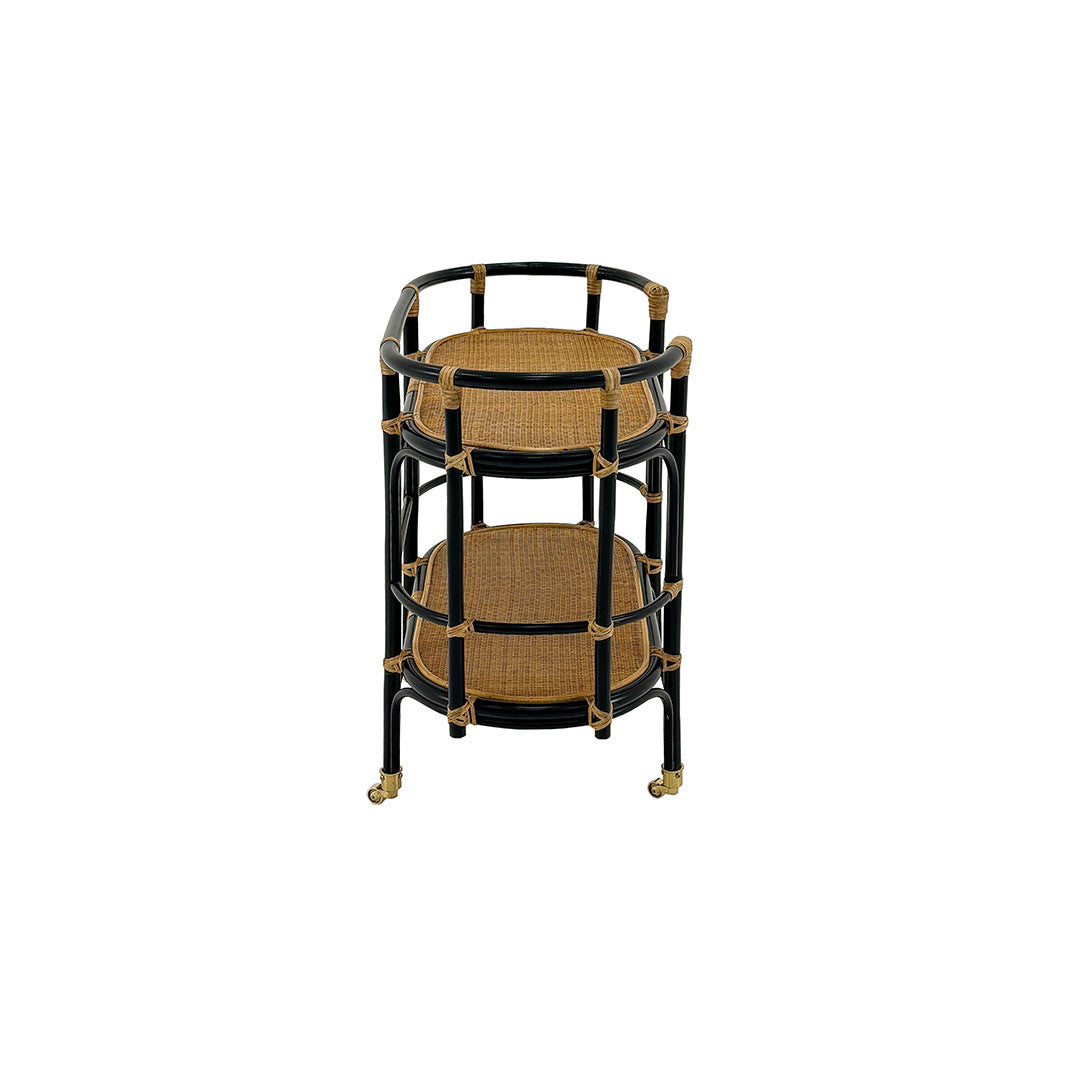 Daisy Oval Trolley - Black Colour
