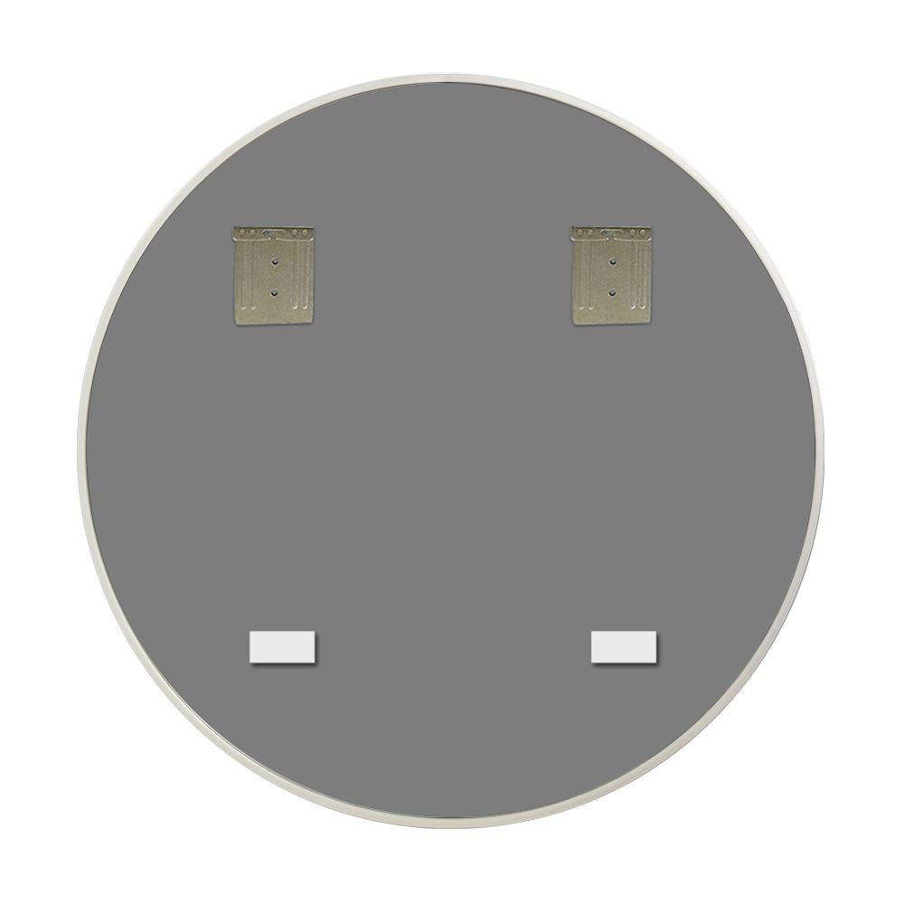 Mercury Mirror ROUND BRUSHED ALUMINIUM – Ø100 cm