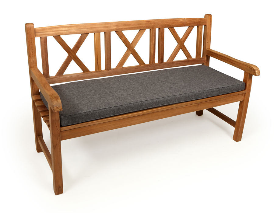 Monaco Bench Cushion 3 Seater GREY