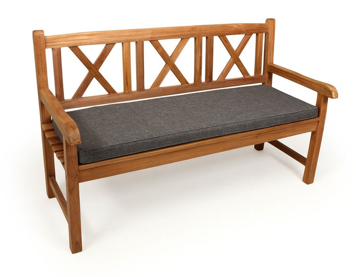 Monaco Bench Cushion 3 Seater GREY