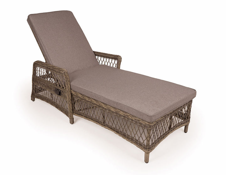 Valencia Sunbed BROWN – incl. Cushions